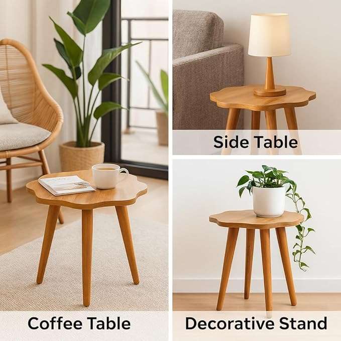 طاولات متداخلة خشبية